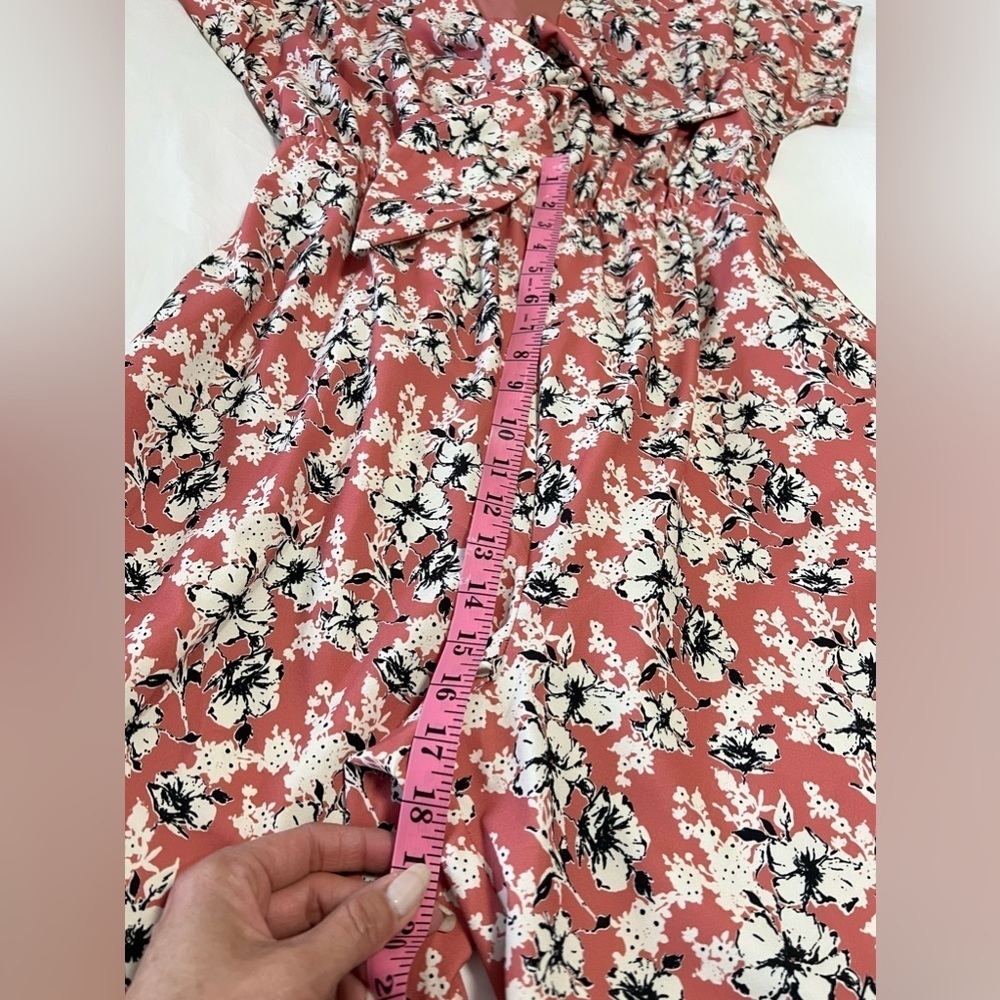 Hutch Anthropologie | Floral Wide Leg Cropped Morgan Jumpsuit Size L - Picture 7 of 10
